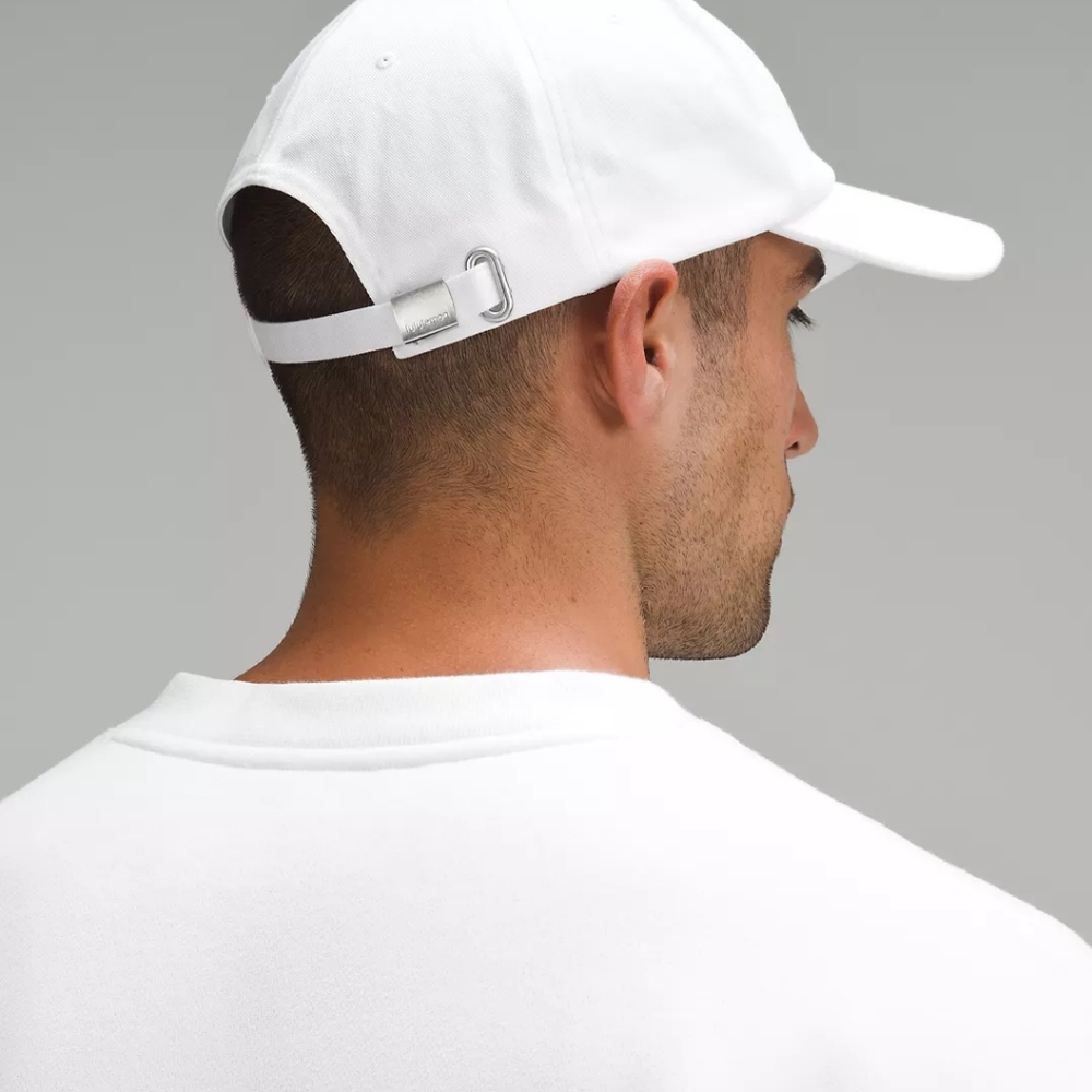 NWT Lululemon Classic Ball Cap Wordmark White/Black - Picture 5 of 8